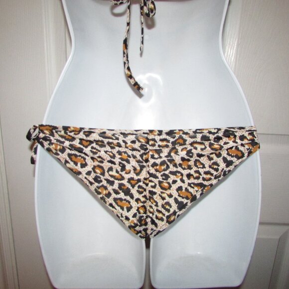 Semi Sheer Animal Print String Bikini Panty Bottoms - NEW - Picture 3 of 5